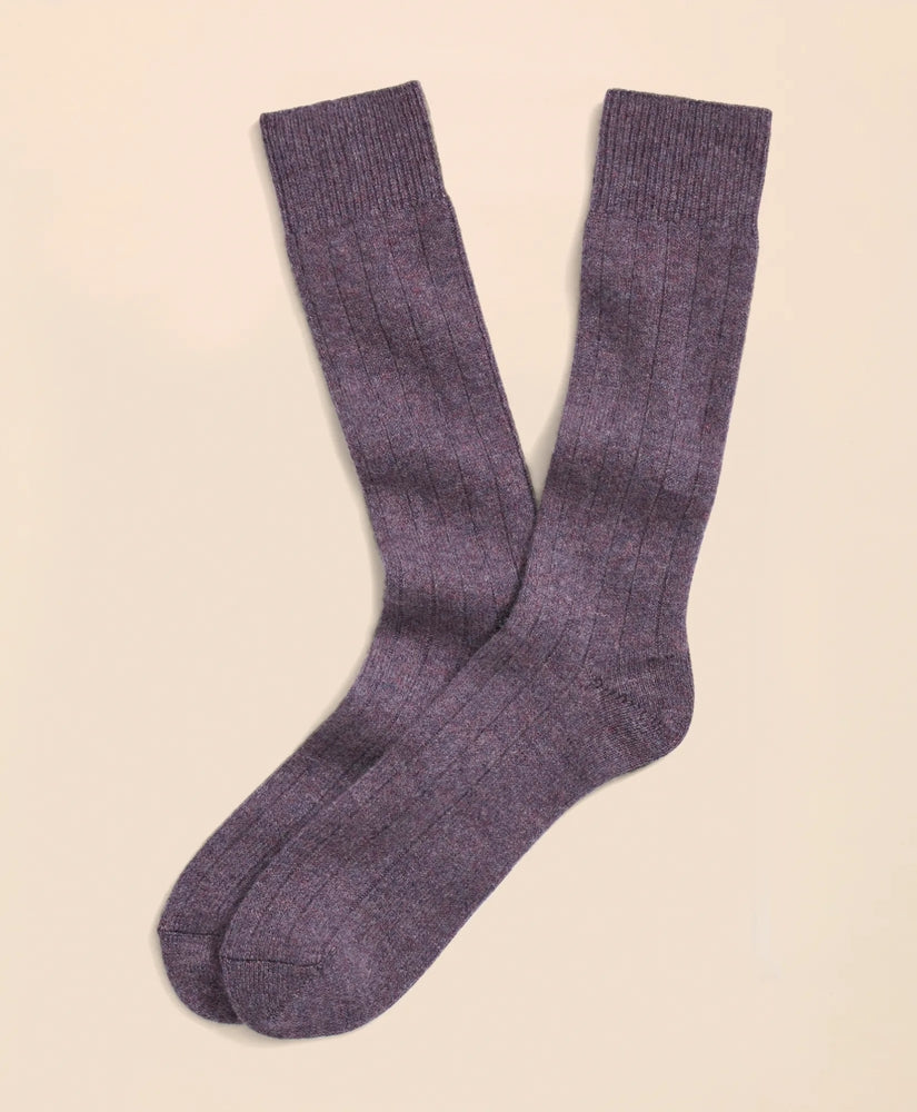Men Cashmere Crew Socks - Brooks Brothers Online