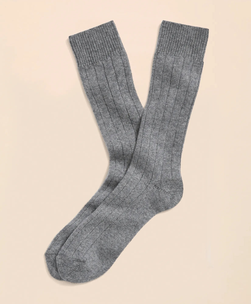 Men Cashmere Crew Socks - Brooks Brothers Online