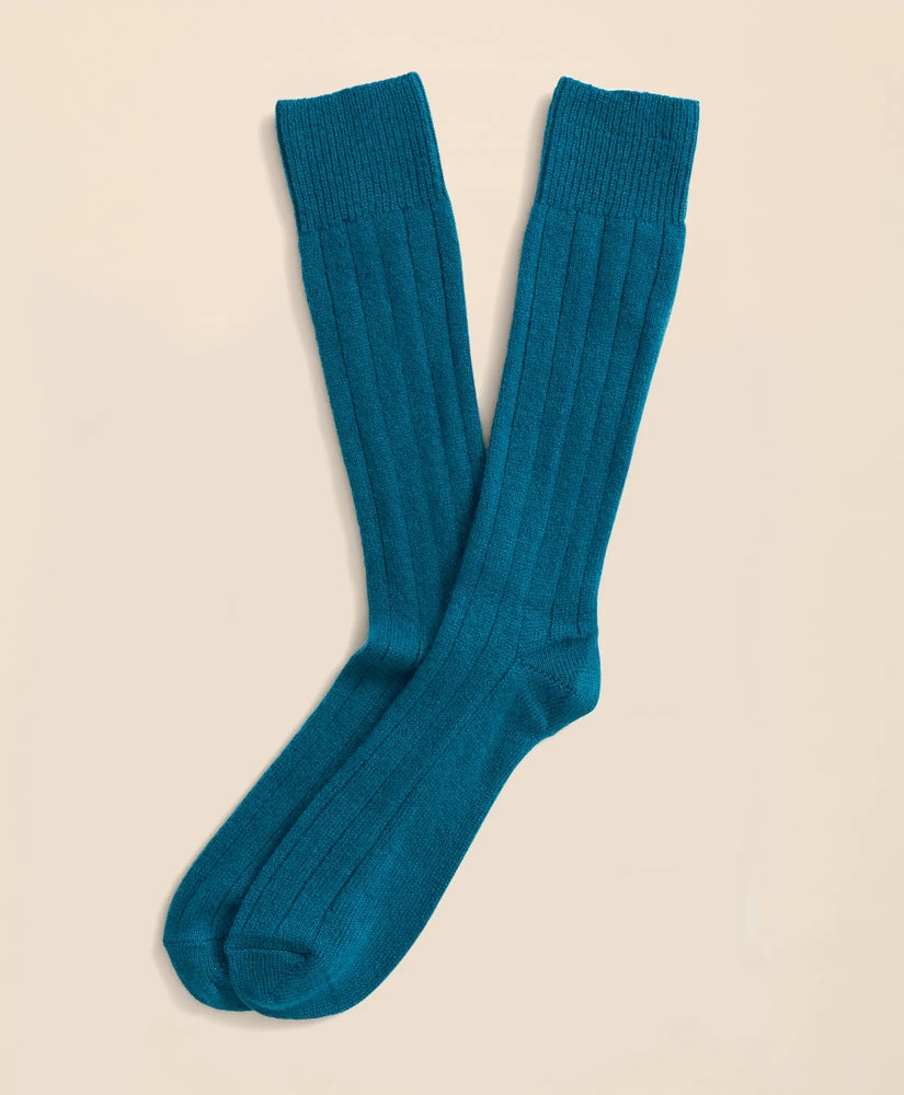 Men Cashmere Crew Socks - Brooks Brothers Online
