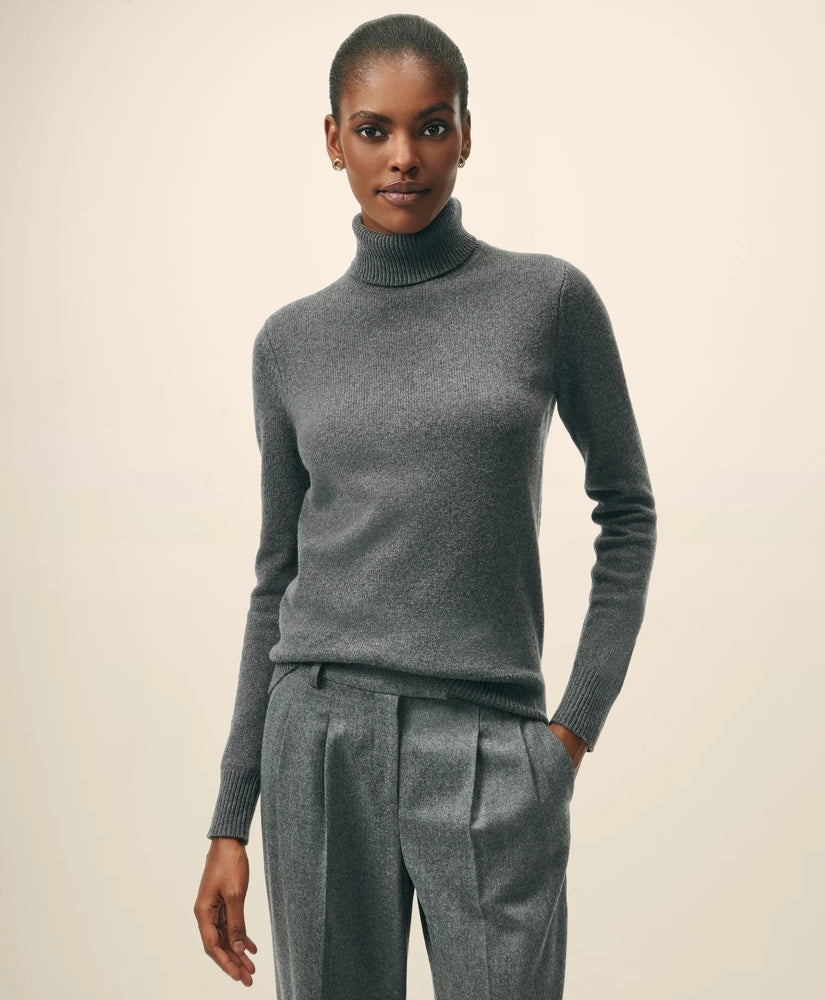 Women Cashmere Turtleneck - Brooks Brothers