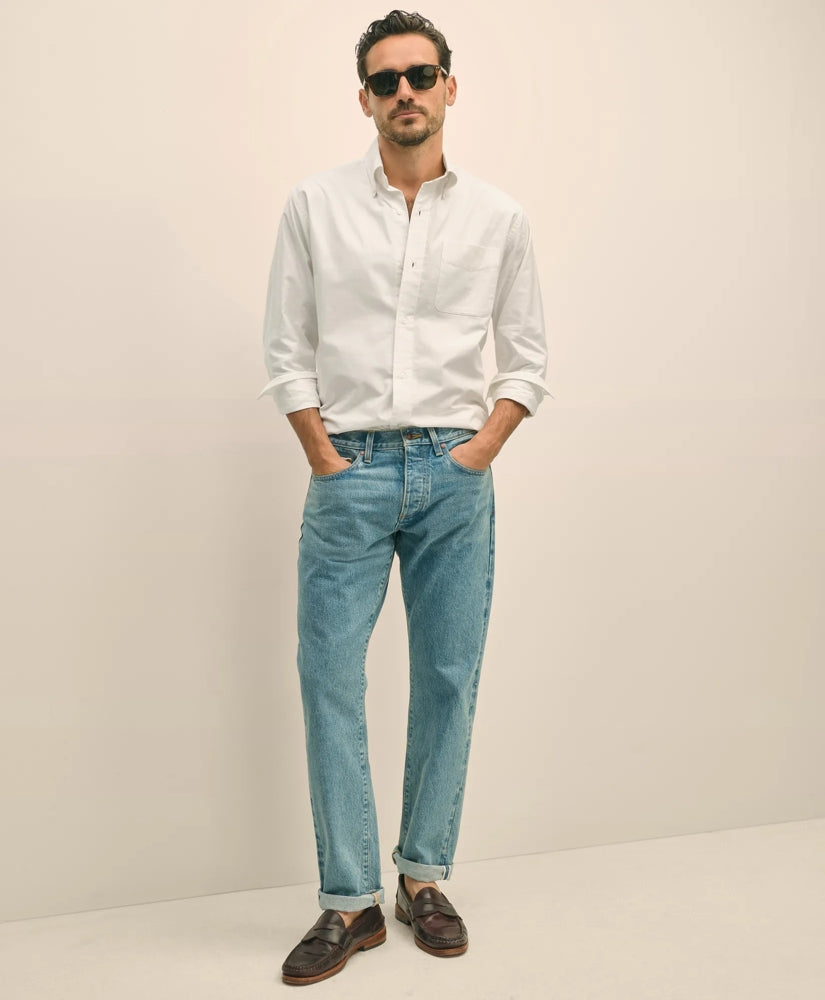Men Cherry Street Selvedge Denim Jeans - Brooks Brothers