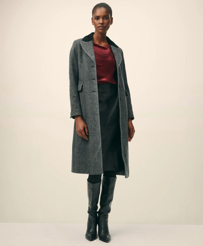Sale Chesterfield Coat in Wool Blend - Brooks Brothers US