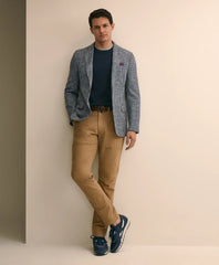 Men Classic Fit Cotton-Linen-Wool Hopsack Sport Coat - Brooks Brothers On sale