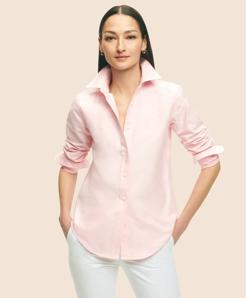 Women Classic-Fit Cotton Oxford Shirt - Brooks Brothers sale