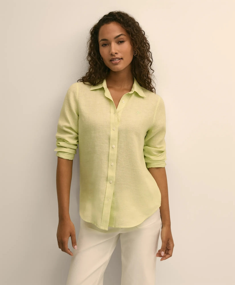 Shirts Classic Fit Linen Shirt - Brooks Brothers On sale