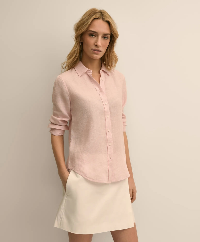 Shirts Classic Fit Linen Shirt - Brooks Brothers On sale