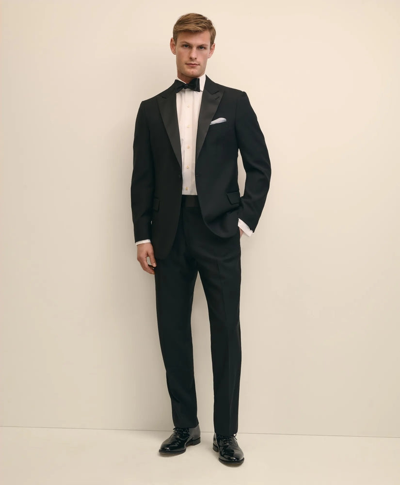 Men Classic Fit Merino Wool Twill 1818 Tuxedo Pants - Brooks Brothers For sale