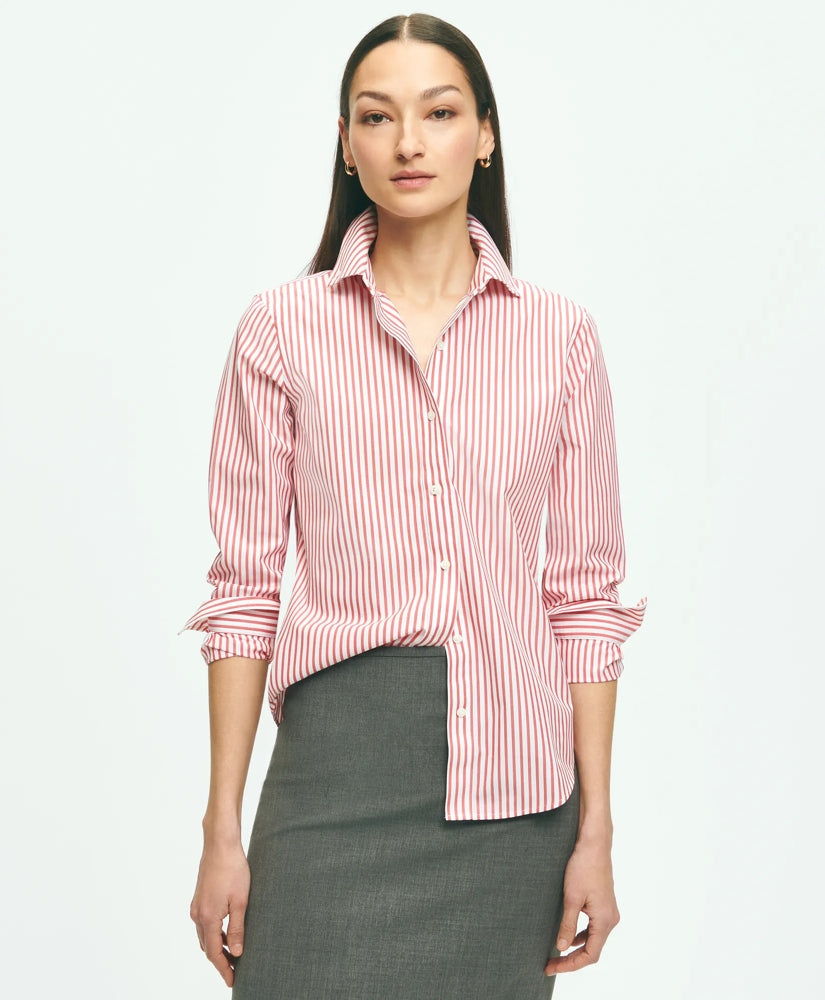 Women Classic Fit Stretch Supima - Brooks Brothers Outlet