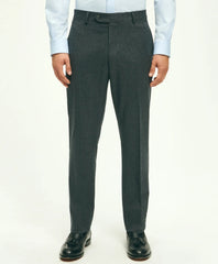 Men Classic Fit Wool Flannel Dress Pants - Brooks Brothers US