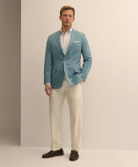 Men Classic Fit Wool Hopsack Sport Coat - Brooks Brothers On sale