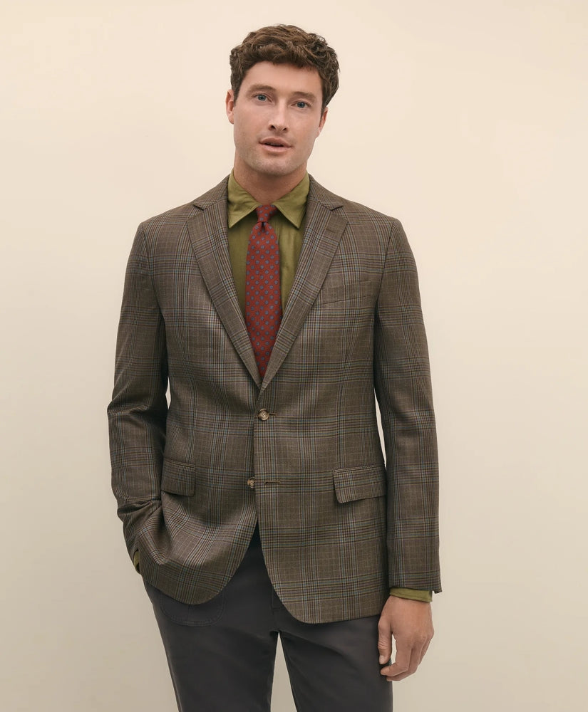 Sale Classic Fit Wool Plaid Sport Coat - Brooks Brothers Discount