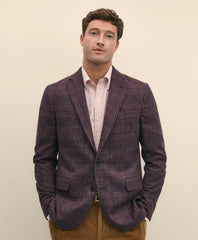 Sale Classic Fit Wool Flannel Plaid Sport Coat - Brooks Brothers For sale