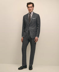 Tailored Classic Fit Wool Windowpane 1818 Suit - Brooks Brothers