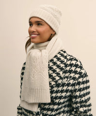Sale Cotton-Alpaca-Wool Blend Hat & Scarf Boxed Set - Brooks Brothers