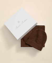 Sale Cotton-Alpaca-Wool Blend Hat & Scarf Boxed Set - Brooks Brothers