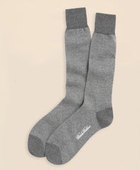 Men Cotton Bird's Eye Crew Socks - Brooks Brothers Outlet