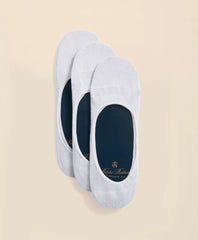 Men Cotton Blend 3-Pack Loafer Socks - Brooks Brothers For sale