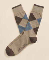 Men Cotton Blend Argyle Socks - Brooks Brothers On sale