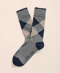 Men Cotton Blend Argyle Socks - Brooks Brothers On sale