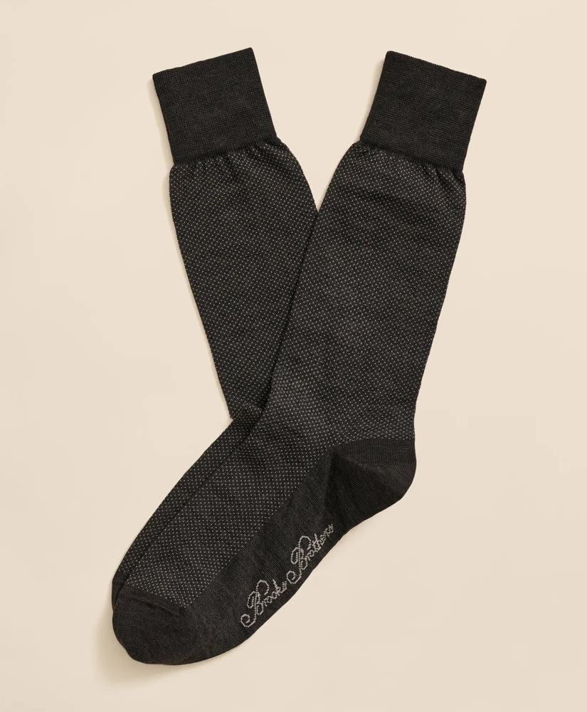 Men Cotton-Blend Birdseye Socks - Brooks Brothers Near me