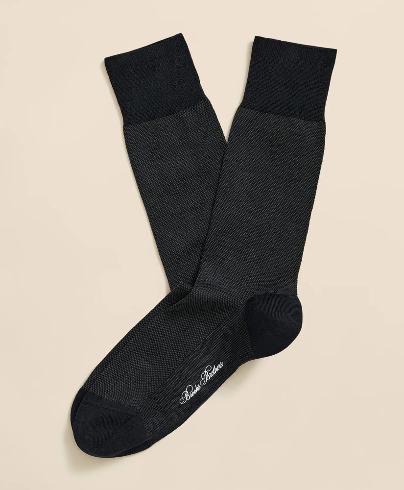 Men Cotton-Blend Birdseye Socks - Brooks Brothers Near me