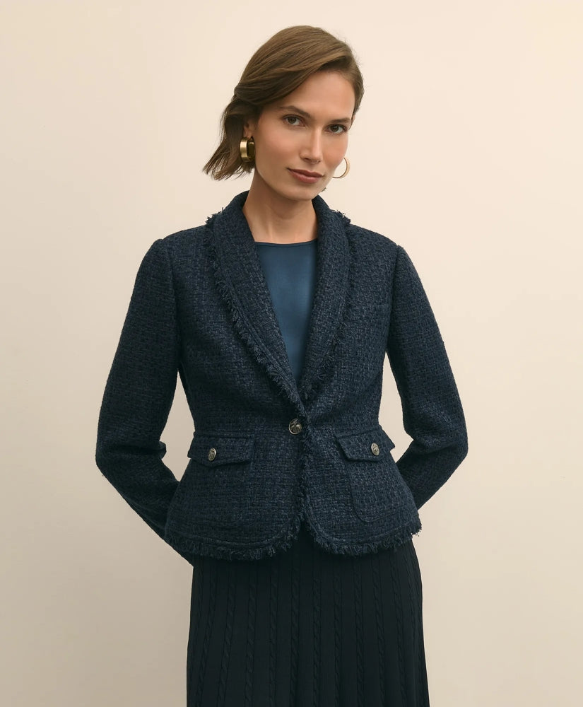 Sale Fringed Boucle Jacket - Brooks Brothers For sale