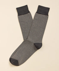 Men Cotton-Blend Stripe Socks - Brooks Brothers Near me