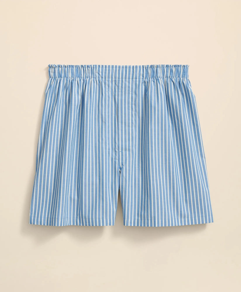 Men Cotton Broadcloth Bengal Striped Boxers - Brooks Brothers sale