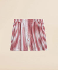 Sale Cotton Broadcloth Butcher-Stripe Boxers - Brooks Brothers US