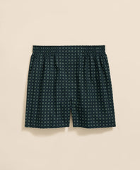 Men Cotton Broadcloth Foulard Boxers - Brooks Brothers Outlet