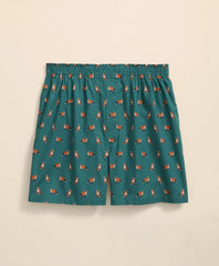 Sale Cotton Broadcloth Fox Motif Boxers - Brooks Brothers