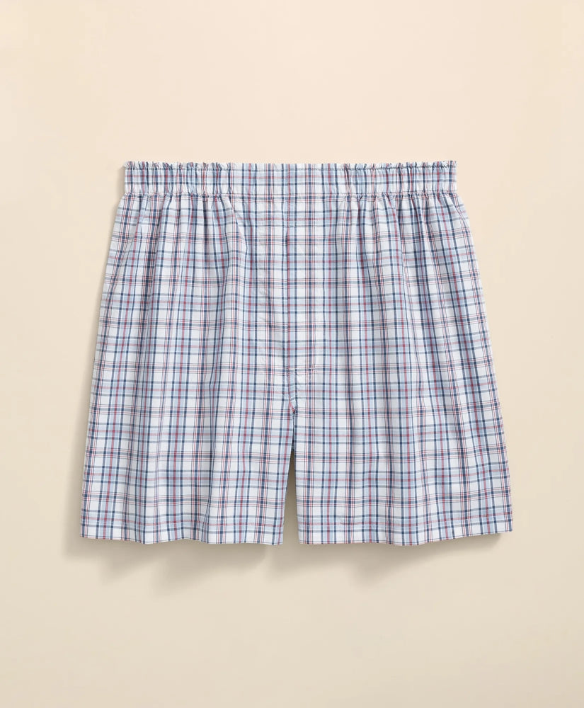 Sale Cotton Broadcloth Plaid Boxers