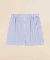 Men Cotton Broadcloth Small Check Boxers - Brooks Brothers sale