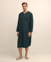 Sale Cotton Flannel Tartan Nightshirt - Brooks Brothers Gift