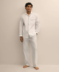 Men Cotton Broadcloth Pajamas - Brooks Brothers Gift