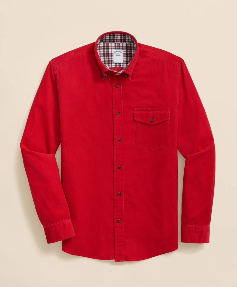 Shirts Cotton Corduroy Archive Sport Shirt - Brooks Brothers Outlet