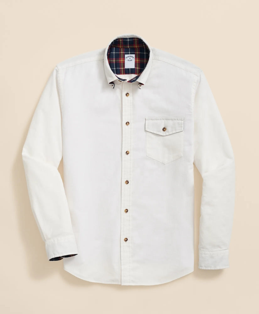 Shirts Cotton Corduroy Archive Sport Shirt - Brooks Brothers Outlet