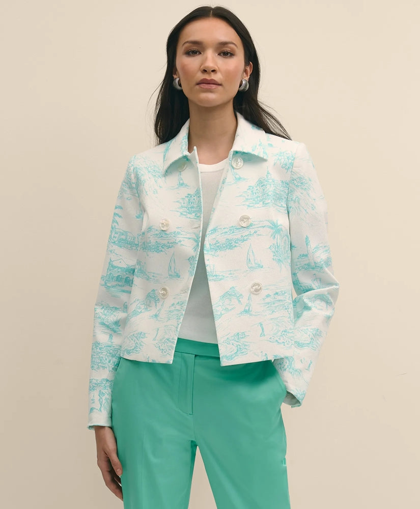Sale Cotton Dobby Bermuda Toile Jacket - Brooks Brothers US