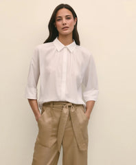 Shirts Cotton Dobby Relaxed Dolman-Sleeve Shirt - Brooks Brothers Online