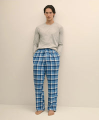 Sale Cotton Flannel Plaid Lounge Pants - Brooks Brothers For sale