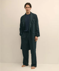 Sale Cotton Flannel Plaid Lounge Pants - Brooks Brothers For sale