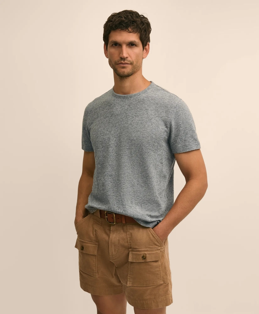 Shirts Cotton-Linen Pique T-Shirt - Brooks Brothers sale
