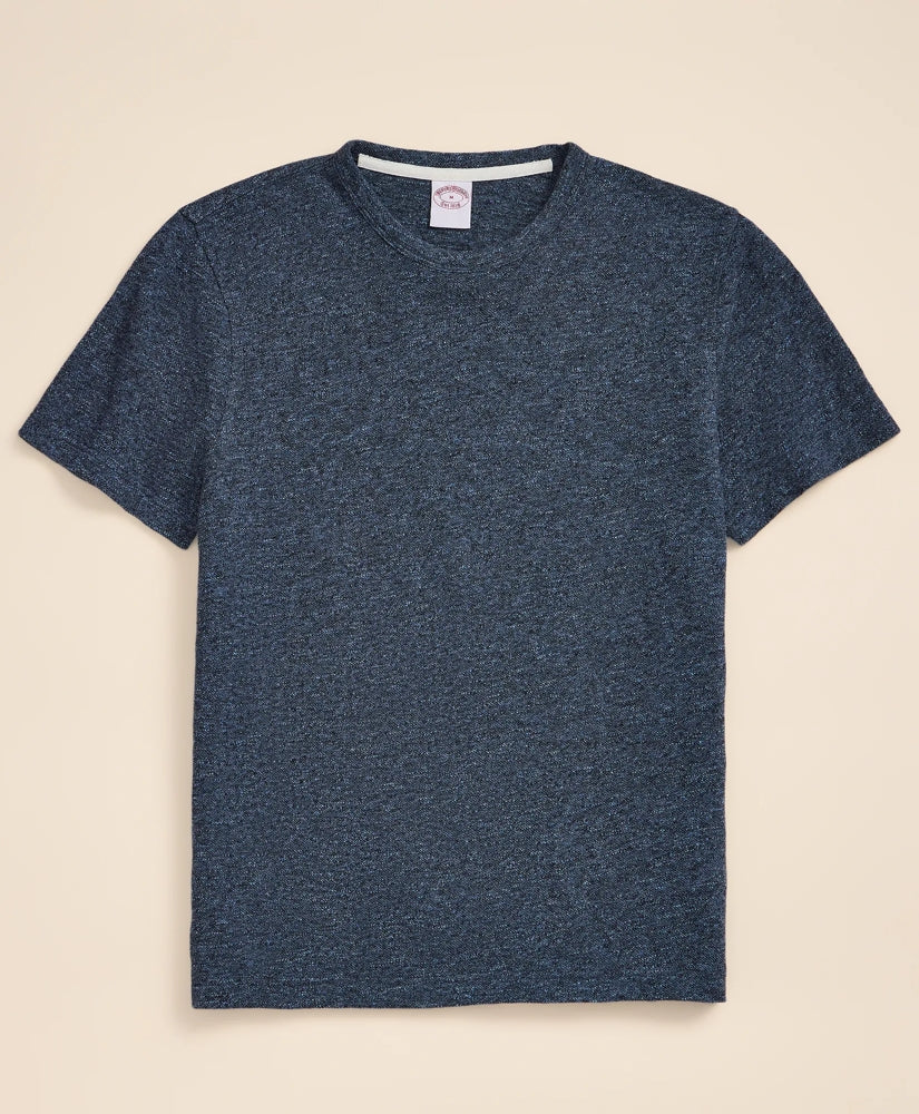 Shirts Cotton-Linen Pique T-Shirt - Brooks Brothers sale