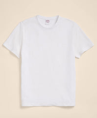 Shirts Cotton-Linen Pique T-Shirt - Brooks Brothers sale