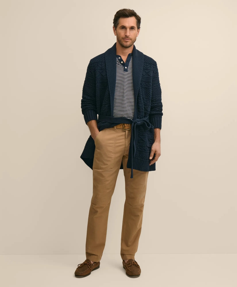 Men Cotton Military Pants - Brooks Brothers