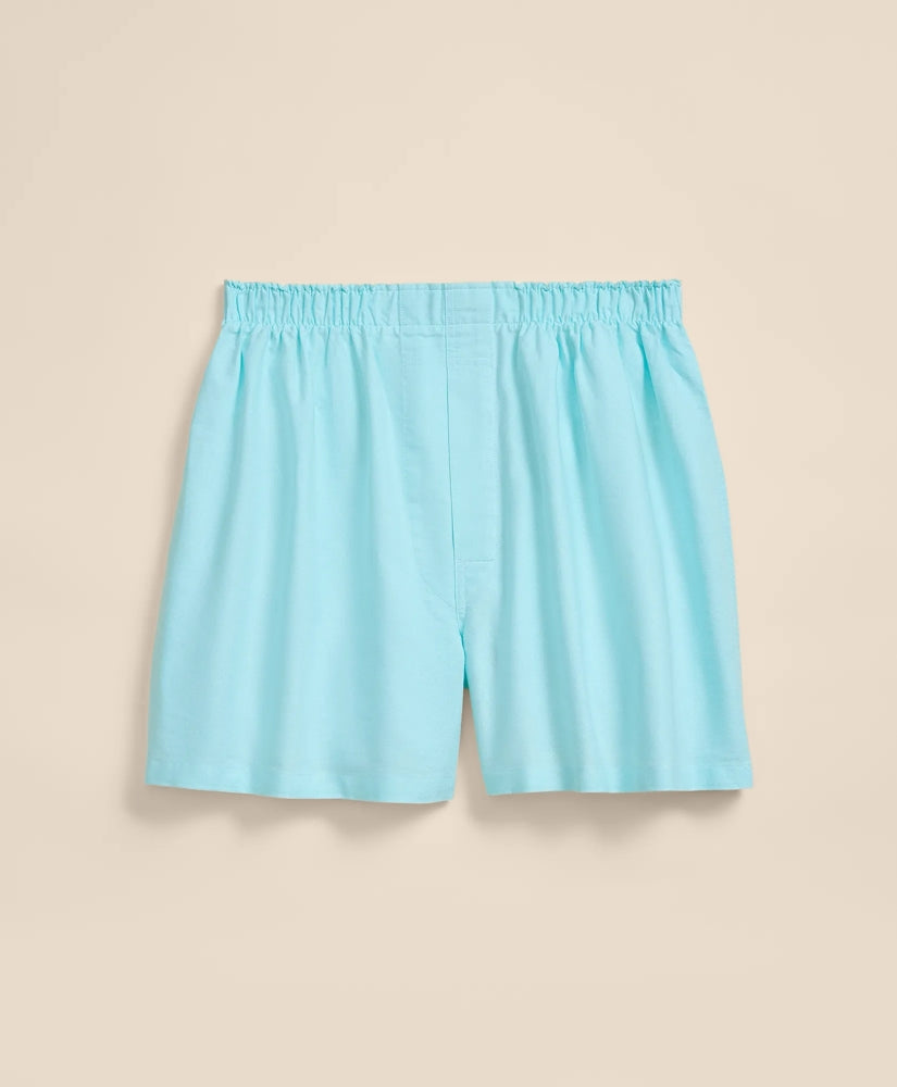Men Cotton Oxford Boxers - Brooks Brothers Online