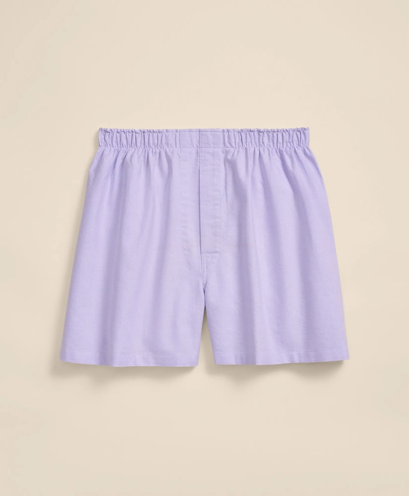Men Cotton Oxford Boxers - Brooks Brothers Online