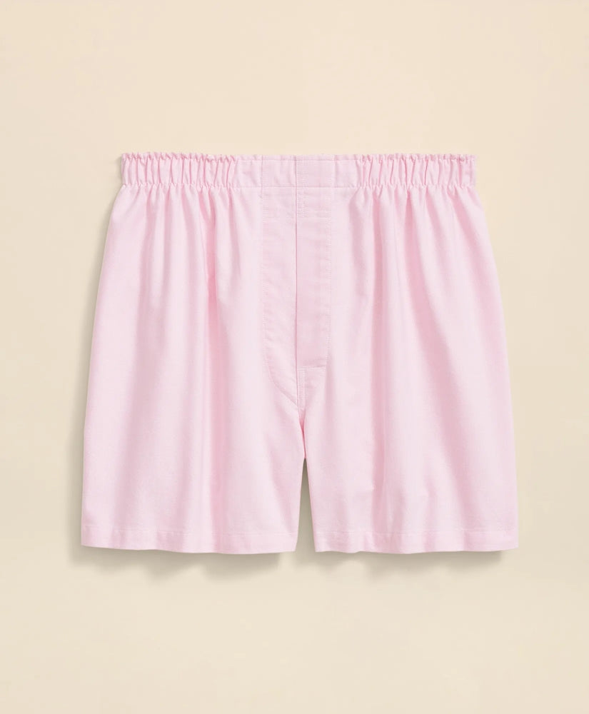 Men Cotton Oxford Boxers - Brooks Brothers Online