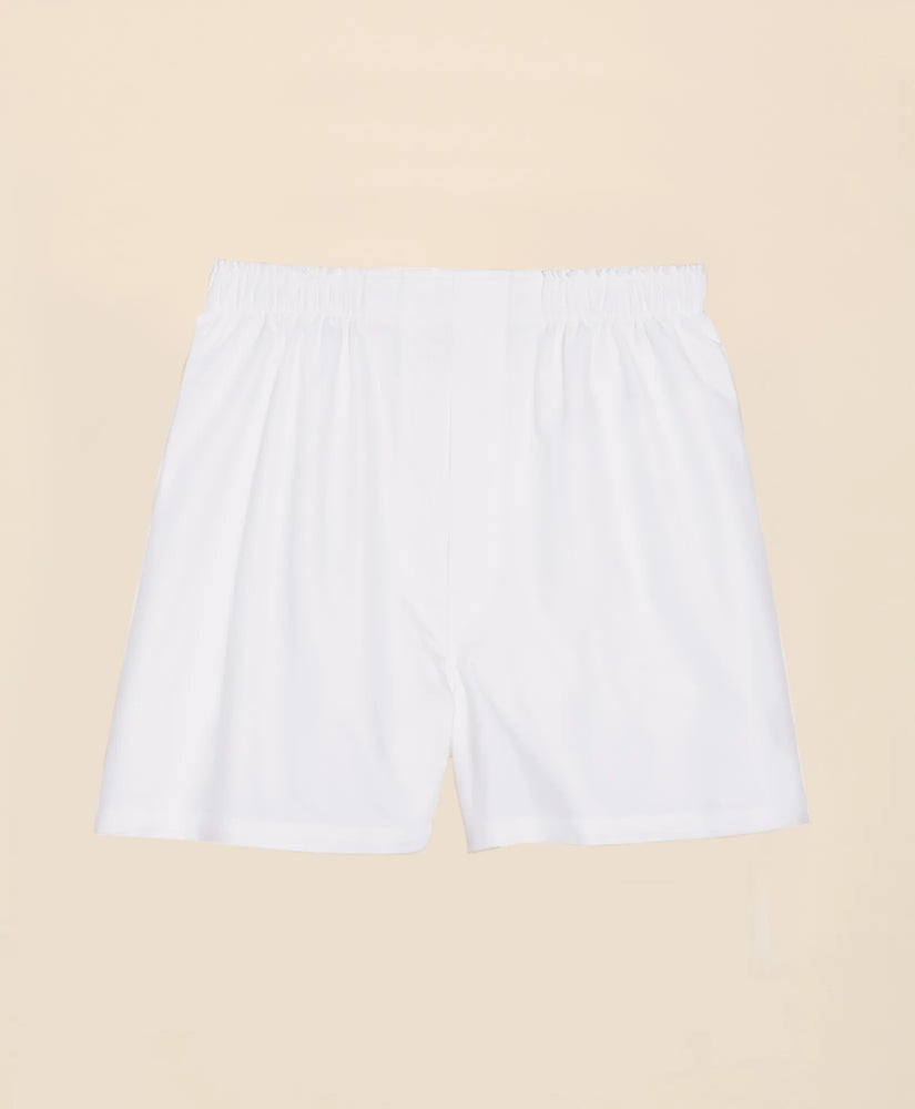 Men Cotton Oxford Boxers - Brooks Brothers On sale