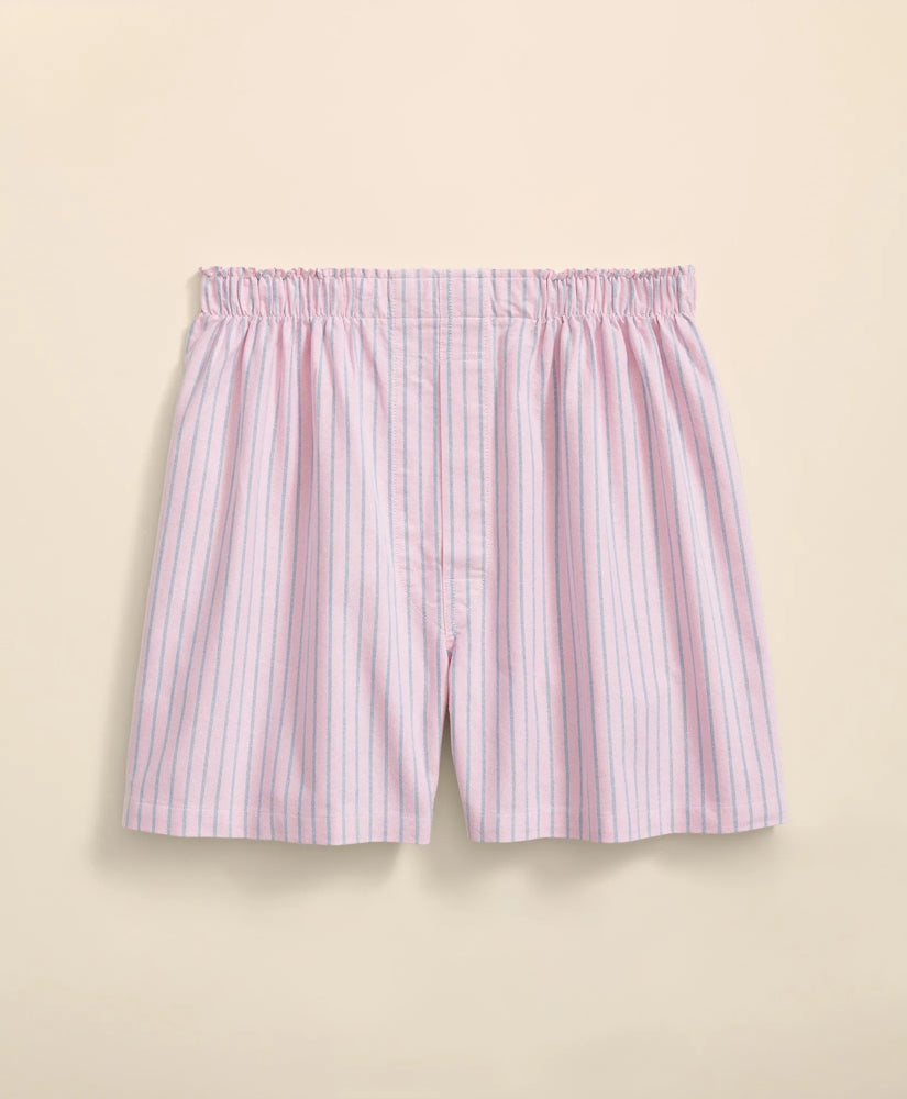 Sale Cotton Oxford Striped Boxers - Brooks Brothers For sale